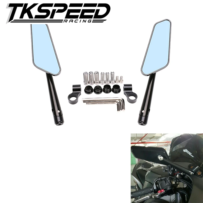 FREE SHIPPING Aluminum CNC motorcycle Rear Side mirror For HONDA R1 R3 R6 FZ6 GSXR600 750 1000 NINJA250 ZX 6R Z750 Z800|mirror aluminum|mirror for