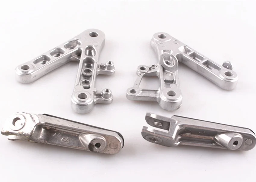 

Silver Front Passenger Foot Pegs Footrest Bracket Aluminum For Honda CBR400 NC29 1990 1991 -1997 Motorcycle
