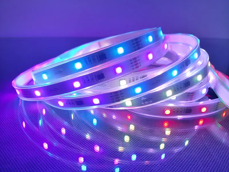 Светодиодная rgb ленсветильник WS2818 5 м 30 светодиодов/м 60 12 В smd 5050 | Лампы и освещение