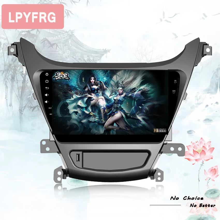 Android 10 автомобильный DVD плеер мультимедиа для Hyundai Elantra 2014 2015 GPS bluetooth навигация