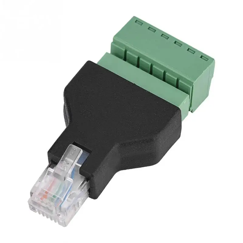 Коннектор адаптера Ethernet RJ12 6P6C папа 6 Pin|Соединители| |
