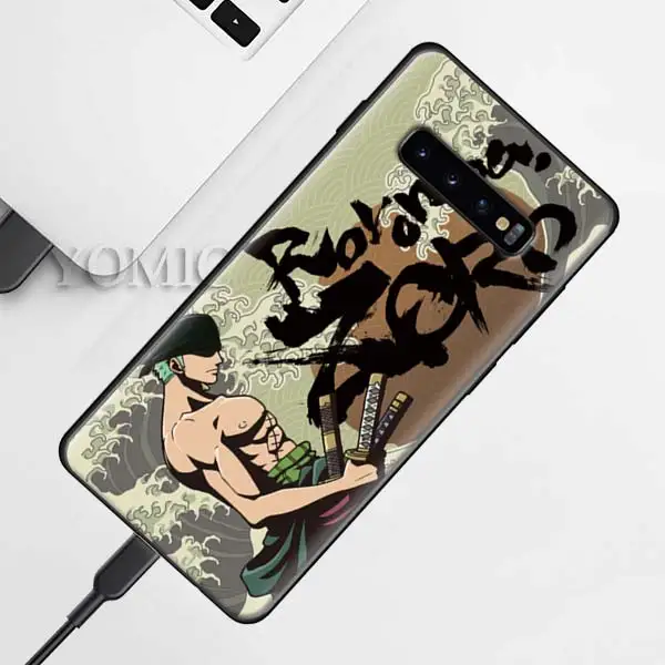 D-007 С героями аниме «Наруто» цельнокроеное черное мягкий чехол для samsung Galaxy S10 5G S9 S8 Plus+ S10e S7 A50 A70 Note 9 8 силиконовый чехол с бантом - Цвет: D-007