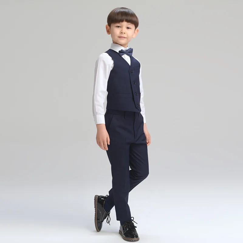Жилет детский для мальчиков 4 шт. (жилет рубашка брюки галстук) | Детская одежда и