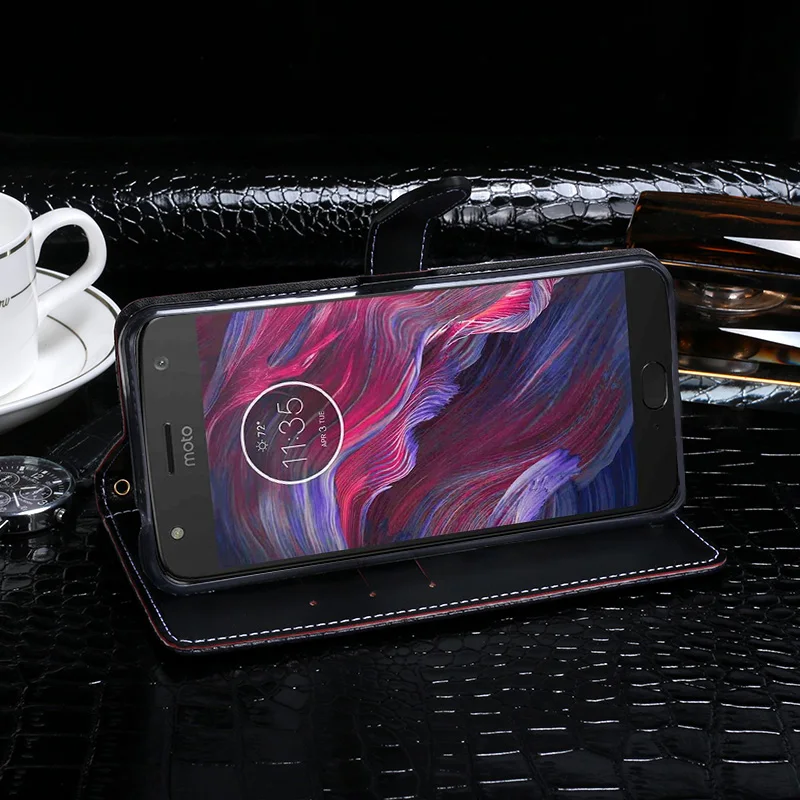 Чехол для Motorola Moto X4 чехол 5 2 "крокодиловая кожа флип кожаный крышка Капа бизнес