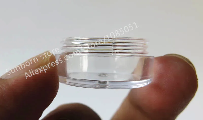 Promotion 20 x 3G Plastic Jars 3 g cream jars 3ml sample cosmetic bottles | Красота и здоровье