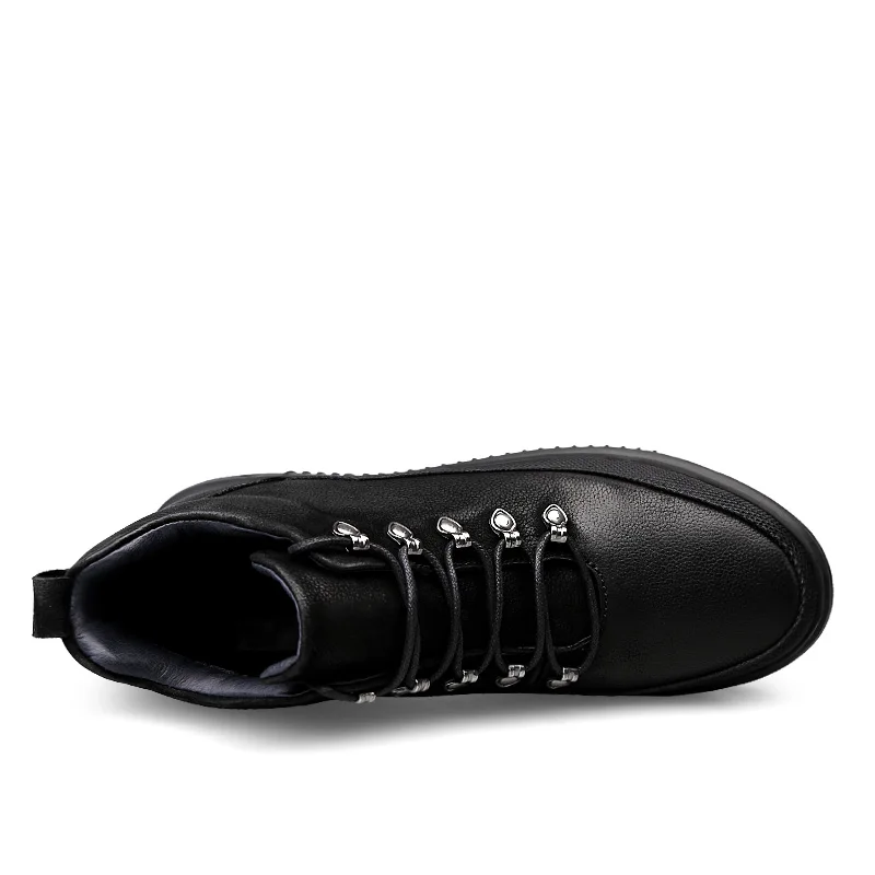 Vosonca Men Shoes Genuine Leather Casual High-Top Boots High Quality | Обувь