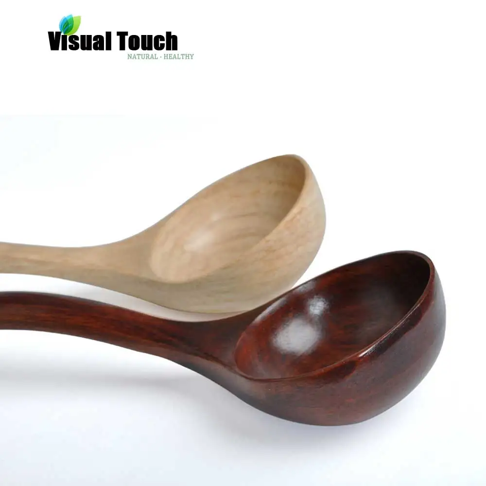 Визуальный сенсорный натуральное дерево ложка риса столовый инструмент Пособия