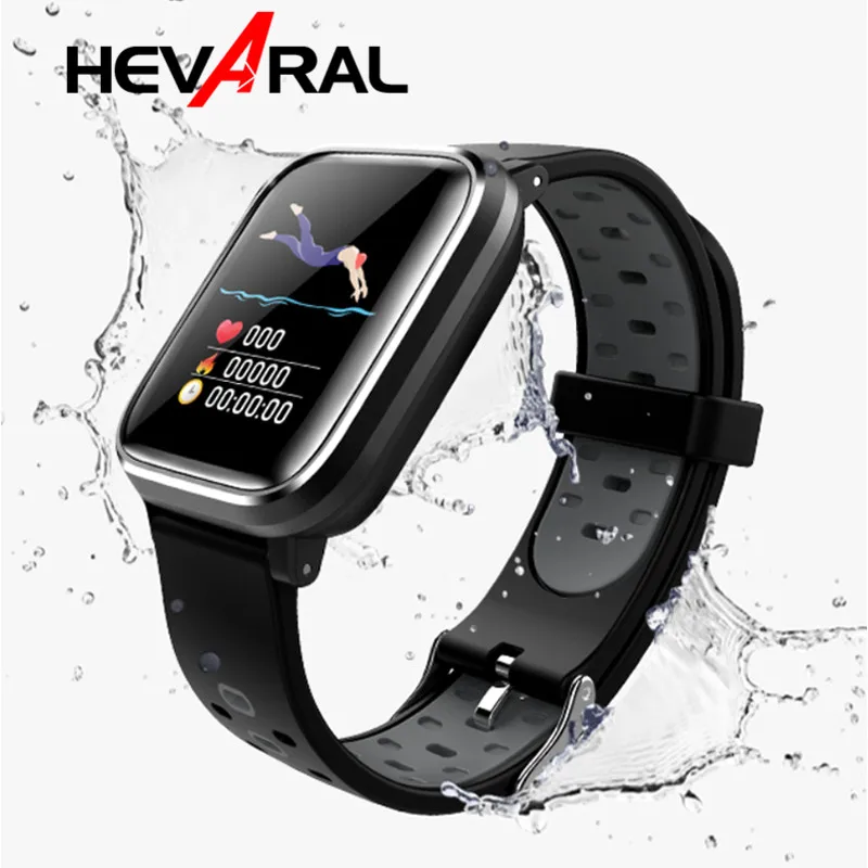 

Hevaral Smart Watch Men Women GPS Sport Fitness Tracker Bracelet Heart Rate Blood Pressure Measure Sleep Monitor IPX7 Waterproof