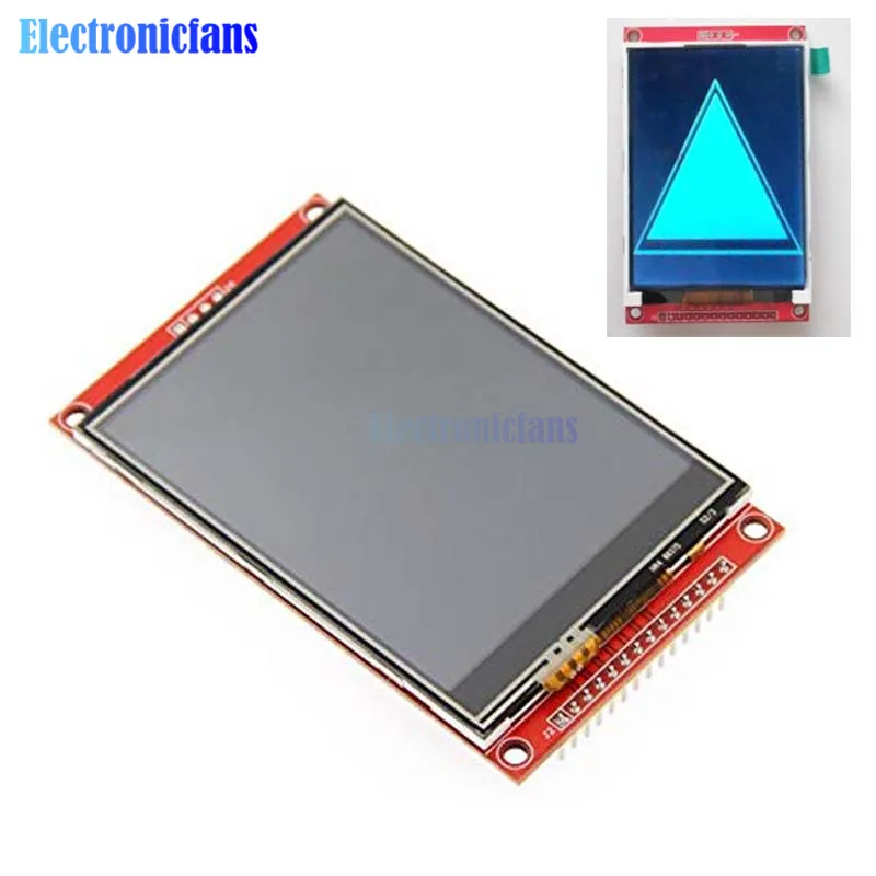 3 2 дюйма 320*240 TFT ЖК дисплей экран с драйвером сенсорной панели IC ILI9341 240(RGB)* 320 SPI