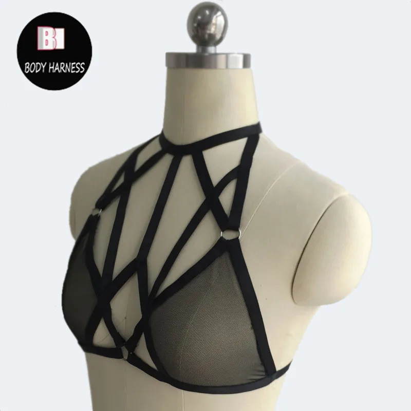 Черный Шифоновый женский топ на бретельках обтягивающее сексуальное нижнее