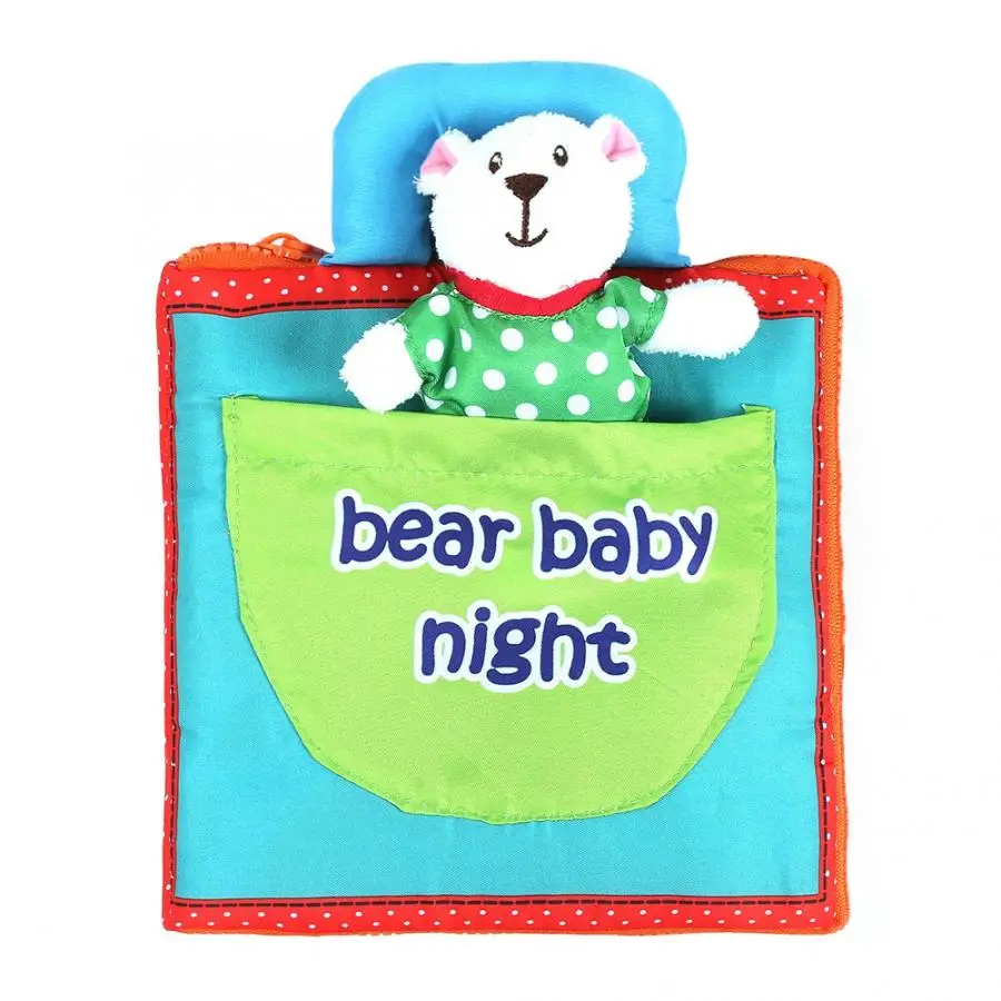 Обучающие книжки из мягкой ткани для новорожденных детей 0-12 месяцев | Игрушки и