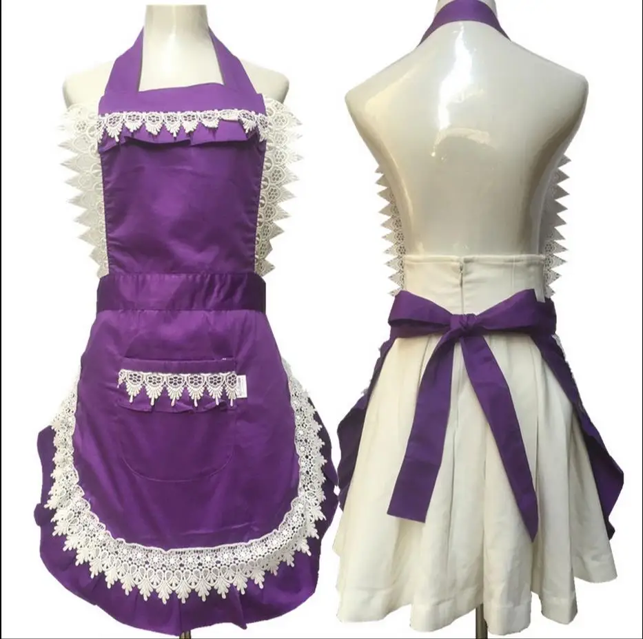 Бесплатная доставка хан издание кружева фартук корейский бытовой кухонный