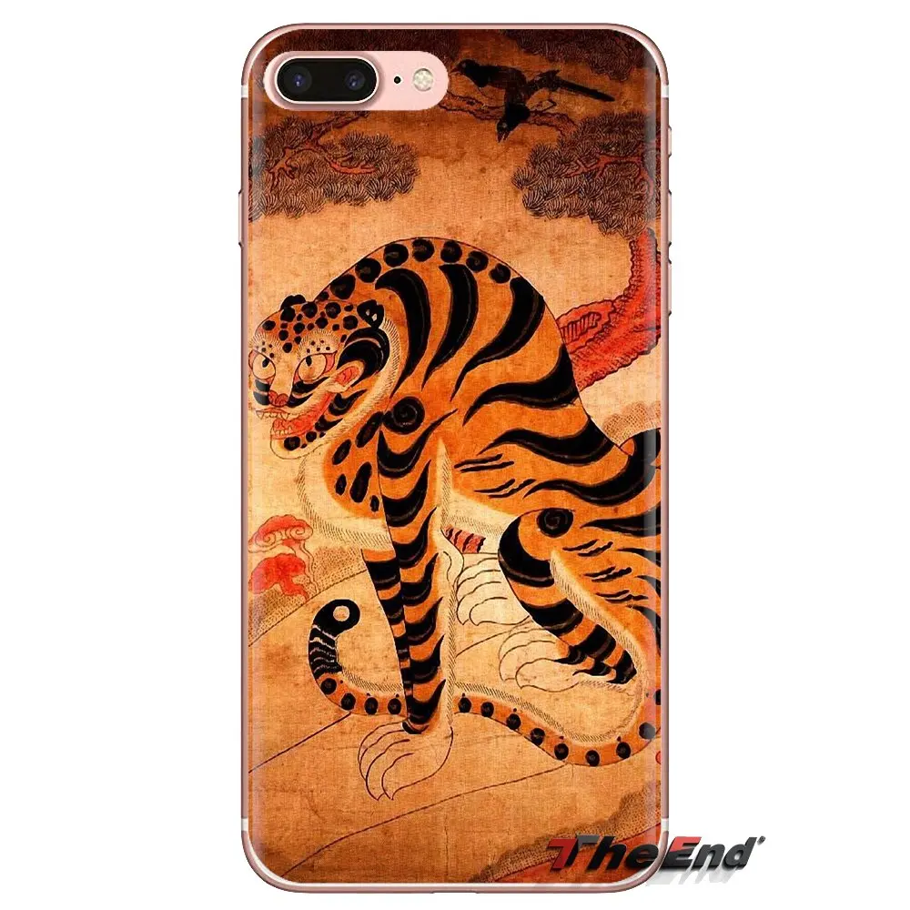 Japanese ukiyo-e Panther leopard Tiger Soft Case Cover For Samsung Galaxy S3 S4 S5 Mini S6 S7 Edge S8 S9 S10 Plus Note 3 4 5 8 9 |