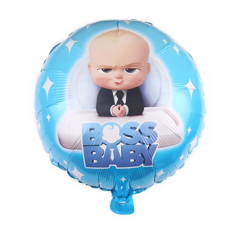 Balloon 1pcs Мульти мультфильм baby boss Рамадан Свадебные украшения пластины чашки baby shower День рождения поставки для детей - Цвет: Balloon 1pcs