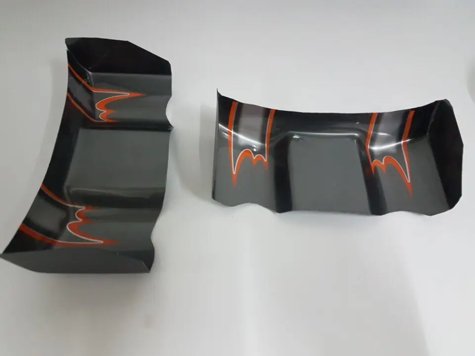 1/8 Off road PVC Rear Wing for Kyosho HPI HSP Tamiya Buggy off 2pcs | Игрушки и хобби
