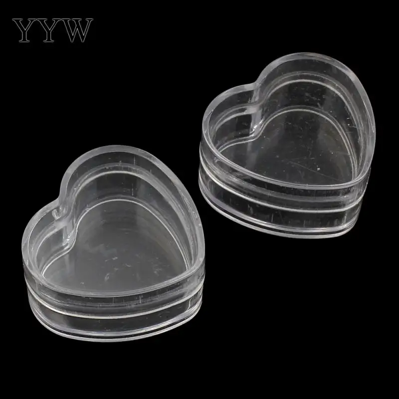 Пластиковый ящик для инструментов в форме сердца 12 шт. органайзер ювелирных