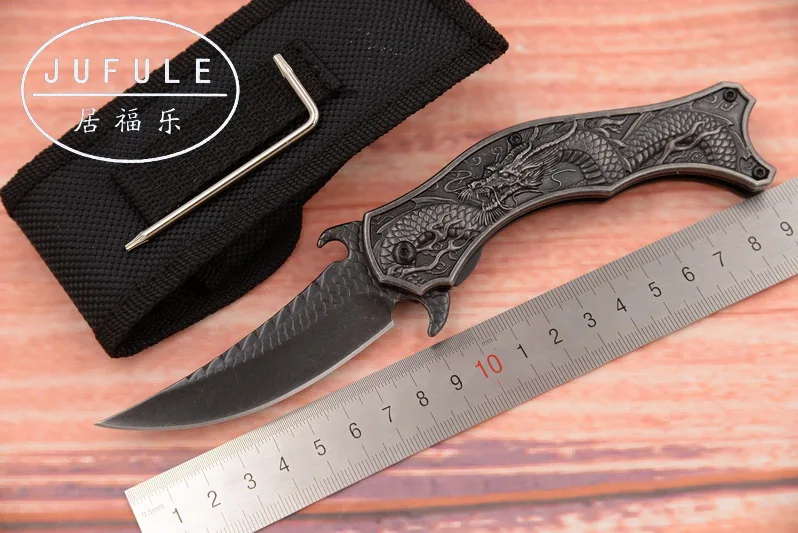 JUFULE оригинальный дизайн Небесный Дракон из углеродистой стали складной кухонный