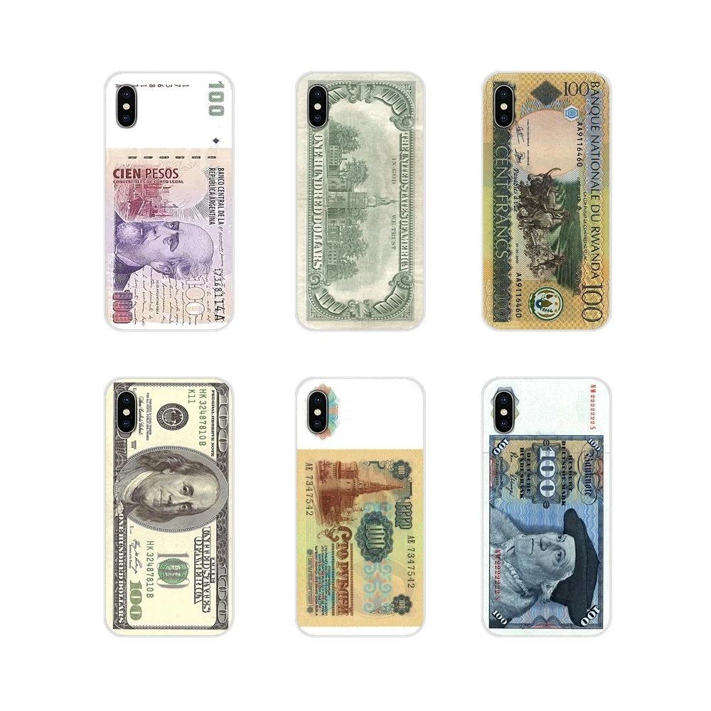 Чехол для мобильного телефона Samsung Galaxy S4 S5 MINI S6 S7 edge S8 S9 S10 Plus Note 3 4 5 8 9 Big Money 100