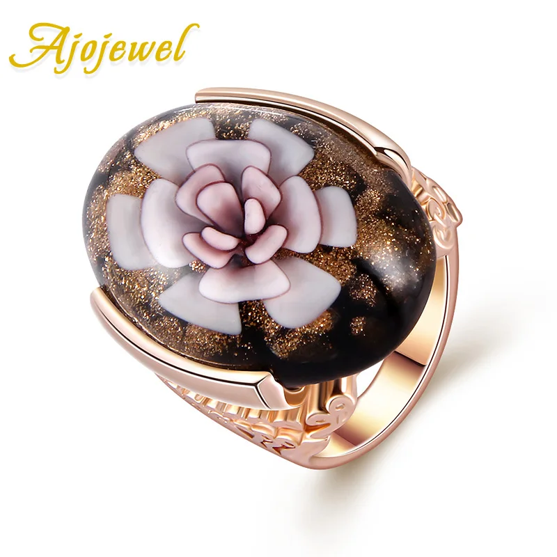 Ajojewel Высокое качество Золотой цвет большой розовый муранский светильник