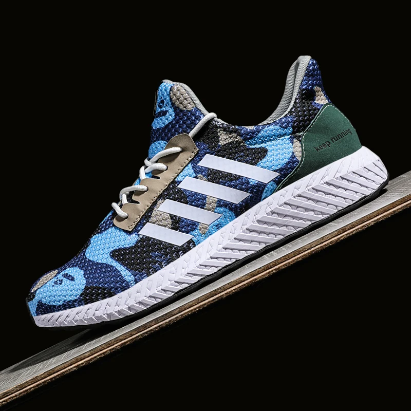 Спортивная обувь для мужчин Новинка лета 2019 мужские кроссовки со шнуровкой