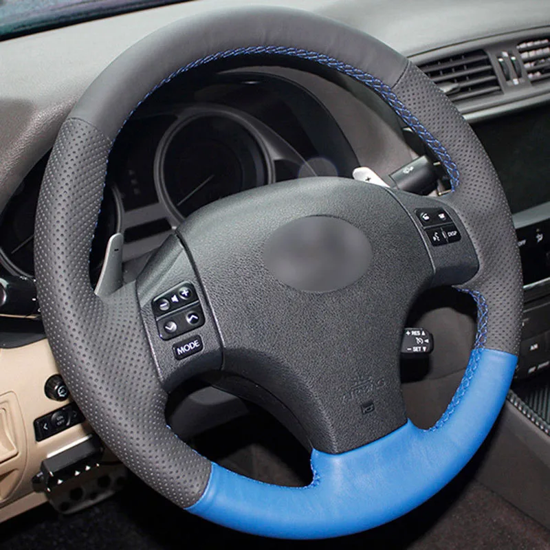 DIY Sewing-on PU Leather Steering Wheel Cover Exact Fit For Lexus IS250 2010 | Автомобили и мотоциклы