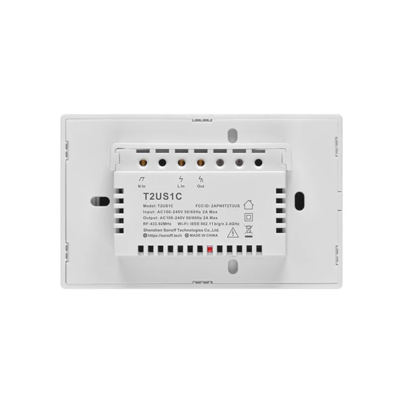 Переключатель Itead Sonoff T2EU 86 с дистанционным управлением серия 1/2/3 gang TX 433 МГц RF Wi Fi