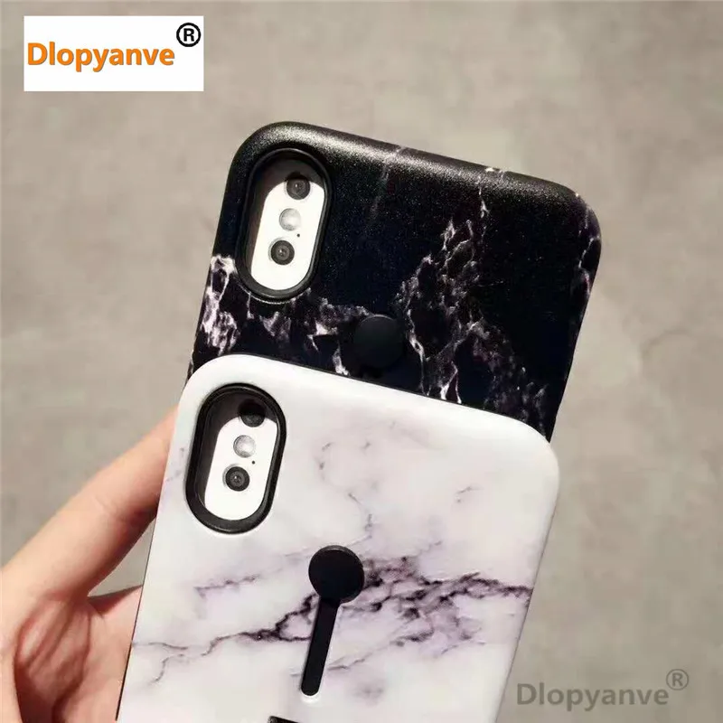 Роскошный элегантный мраморный гранитный тисненый чехол для телефона iPhone 6 6s 7 8