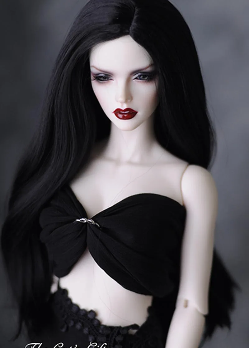 Модные черные Цвета 1/3 BJD SD парик волос Супер кукла из мягкого плюша Аксессуары