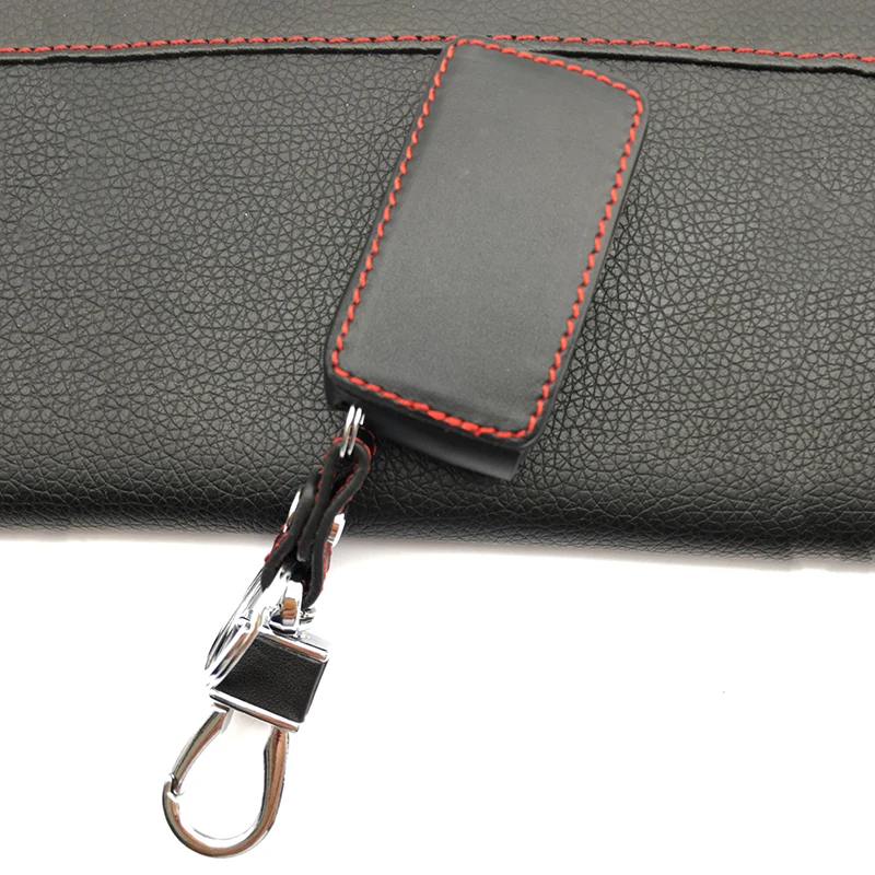 

100% Leather Key Case Cover Holder For Citroen C3 C4 Xsara Picasso Berlingo C5 C8 For Peugeot 3 Button Folding Protective Cover