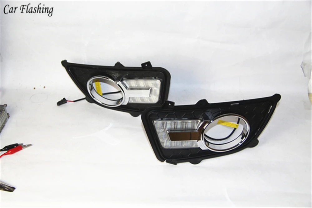 Автомобильная проблесковая 1 комплект 12V ABS светодиодный для KIA Sportage 2008 2009 2010 2011 2012
