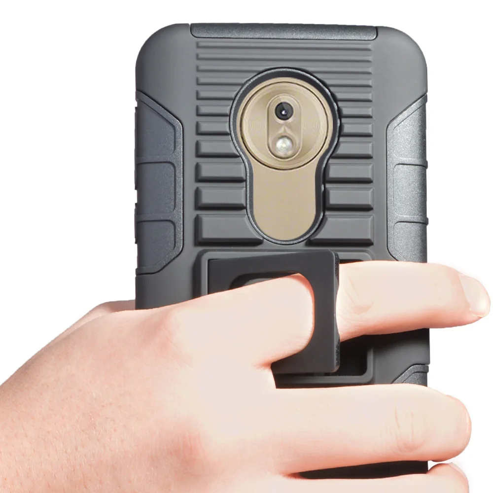 Для Motorola Moto G7 Play/G7 Power Case сверхмощное магнитное кольцо Броня ударопрочный зажим