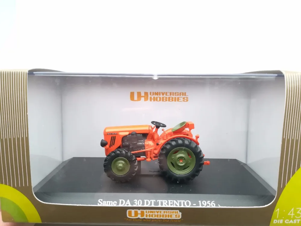 Сельскохозяйственные тракторы UH 1:43 Same DA 30DT TRENTO 1956 игрушки из сплава для детей