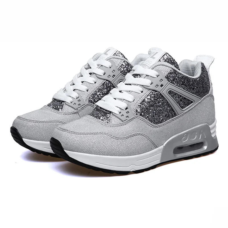 

Женские кроссовки 2019, модная увеличенная повседневная женская обувь, трендовые износостойкие кроссовки, женская повседневная обувь на пла...