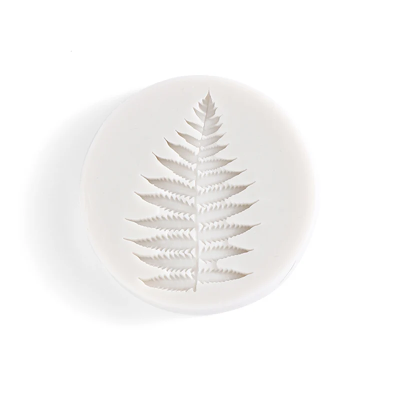 Формочки в форме листьев папоротника для украшения торта шоколадные формы