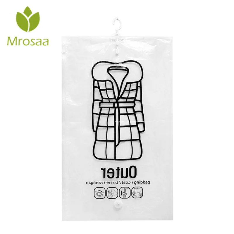 Mrosaa 1 шт. вакуум одежды для хранения Организатор складывающийся вакуумный