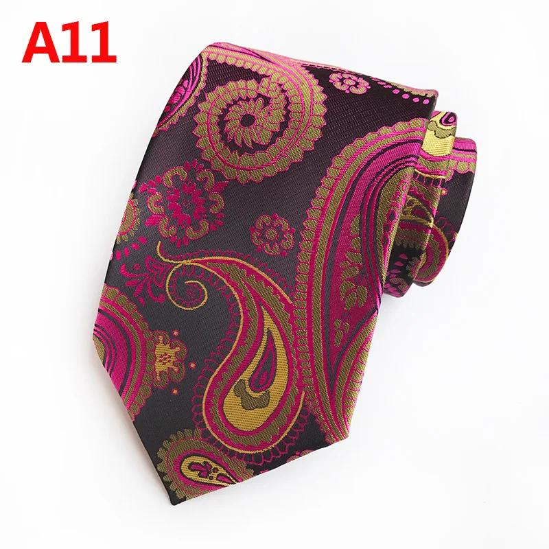 

New Classic Checks Jacquard Woven Silk Men's Tie Necktie Bow Ties Wedding Party