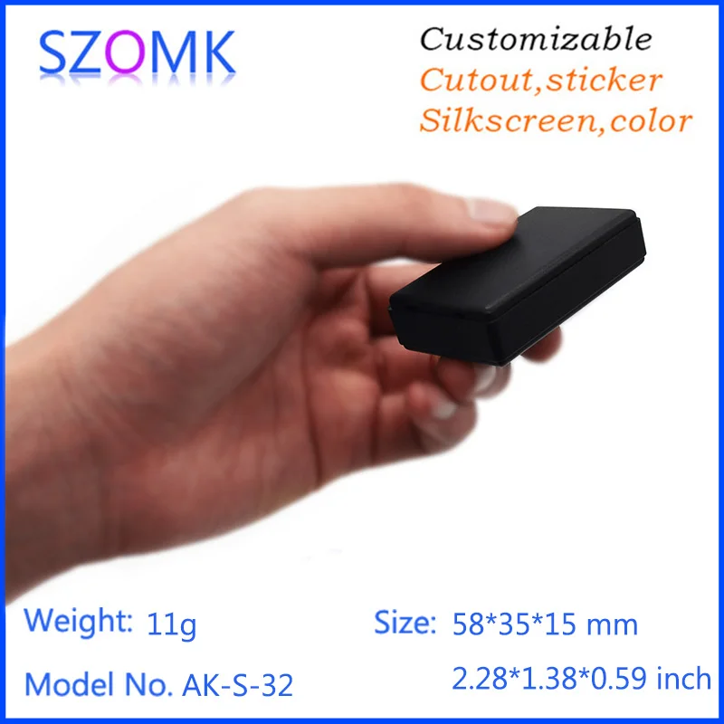 

50 шт., пластиковые распределительные коробки, 58 х35х15 мм