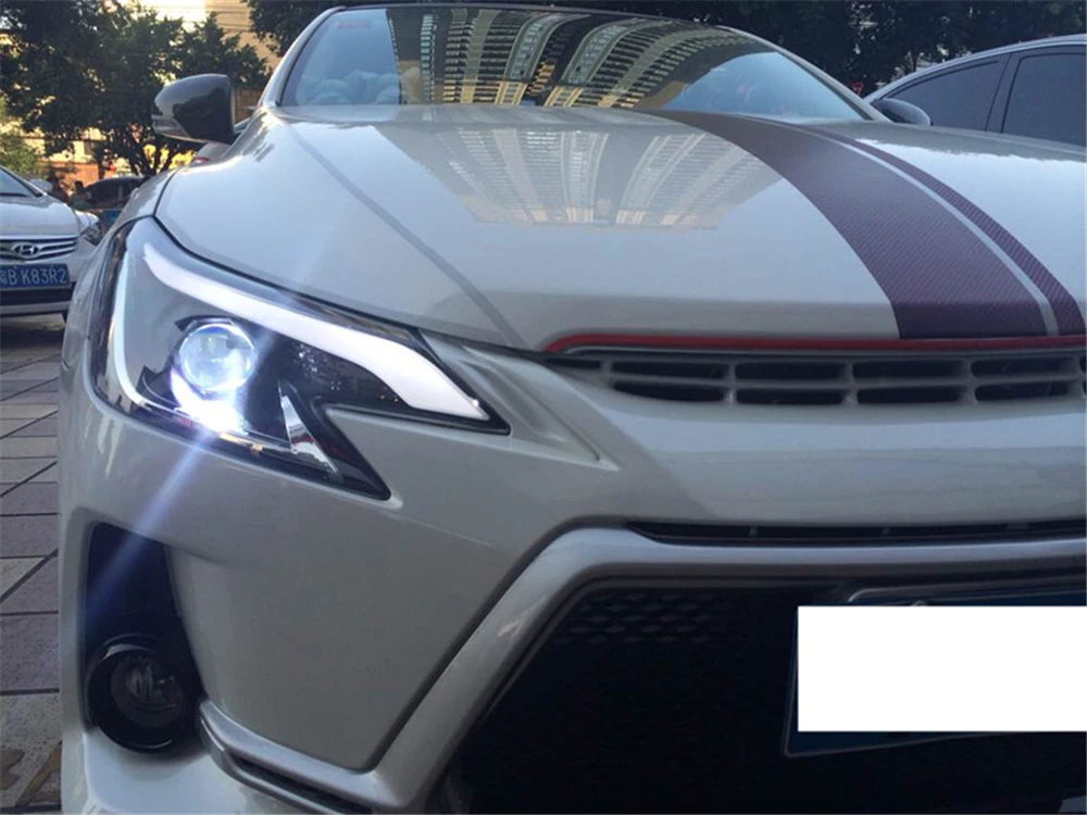 Автостайлинг для Toyota Reiz светодиодный ные фары 2013 2014 2015 2016 новинка Mark X