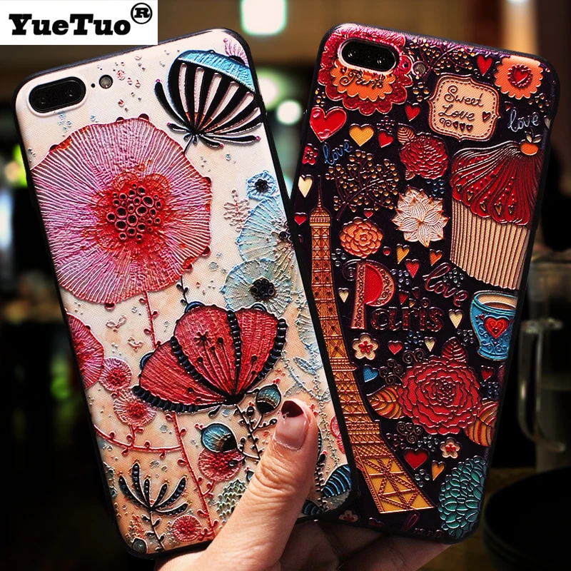 YuoTuo роскошный 3d милый ТПУ чехол для телефона apple iphone 8 plus силиконовые аксессуары с