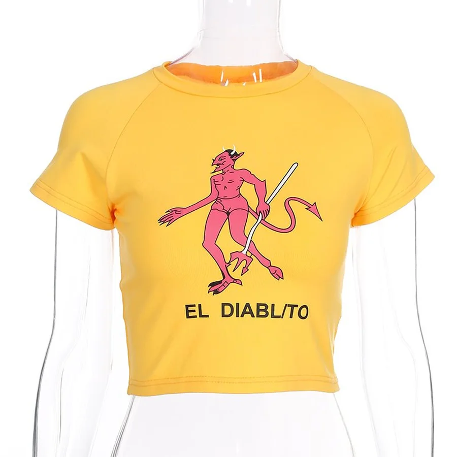 Женский короткий топ с рисунком из мультфильма Покемон Кошмар перед Рождеством