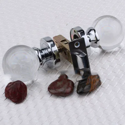 Однотонные двухсторонние Хрустальные Ручки скрытые темные замки Хрустальный