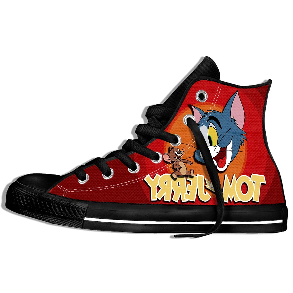 Новинка 2019 года модные кроссовки TOM &amp JERRY Повседневная Удобная легкая обувь с