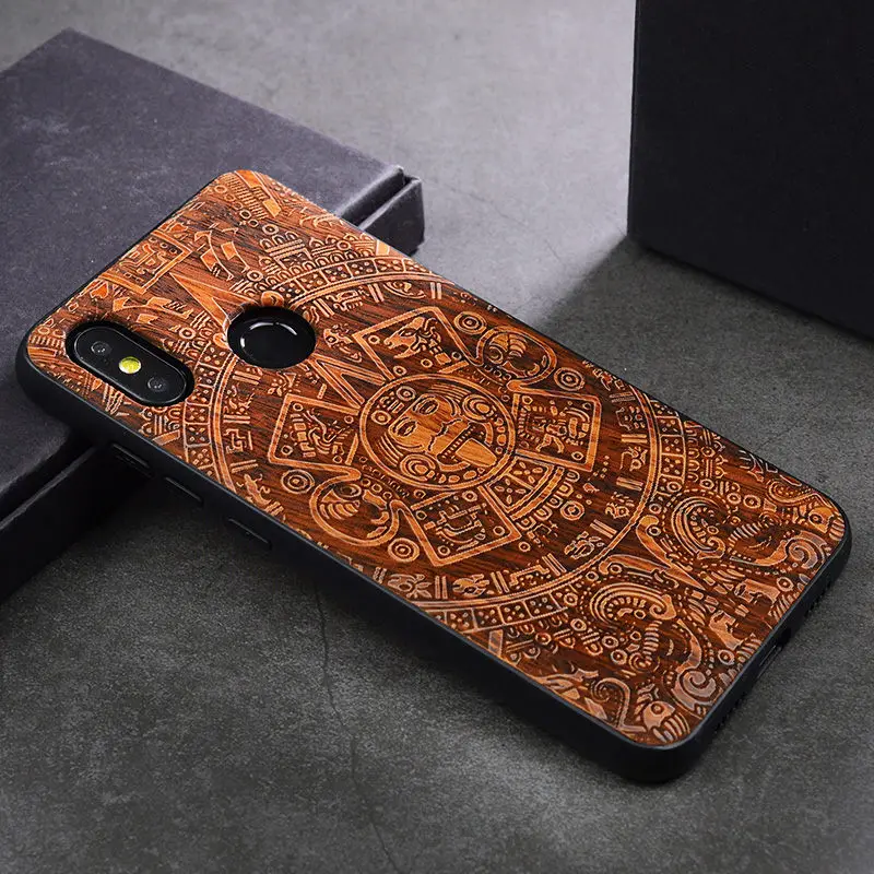 Чехол для телефона с резными розами Xiaomi mi mix 3 деревянный чехол цветами Mi Mix 6 39