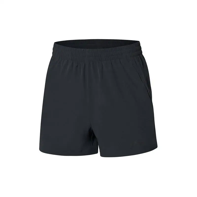 Li-Ning мужские спортивные шорты для бега, дышащие, Классический крой, 88% полиэфир, 12% спандекс, спортивные шорты AKSP119 CAMJ19 - Цвет: AKSP119-1H