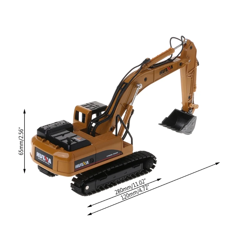 Crawler Excavator HBB 1 шт., 1/50 масштаб, металлический сплав, строительная модель автомобиля, игрушка, литая под давлением, гусеничная дрель, экскаватор, грузовик, автомобиль, игрушки, детский подарок - Цвет: Crawler Excavator