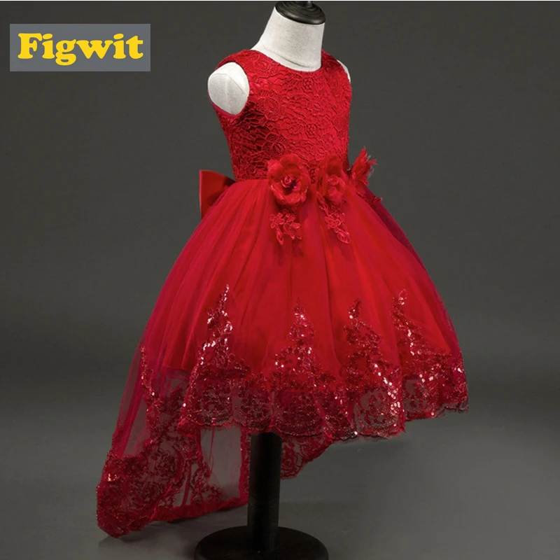Платье с бантом Figwit для девочек-подростков детское платье на свадьбу вечеринку