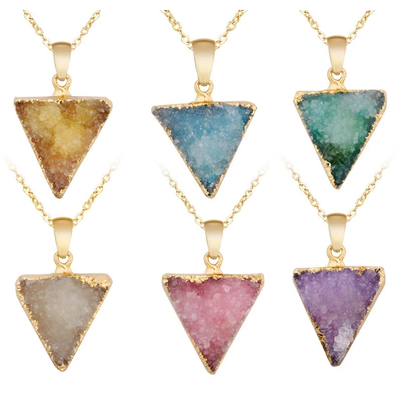 1 шт. подвески из натуральных камней и минералов кварцевые кристаллы для