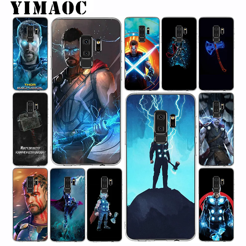 Yimaoc Тор Бог Громовержец Мягкий силиконовый чехол для телефона samsung Galaxy A5 A6 плюс A7