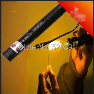 

Hot! Promotion! Powerful Military 532nm 500W 500000m Green Laser Pointer Flashlight Burning Beam Match Burn light cigars Hunting