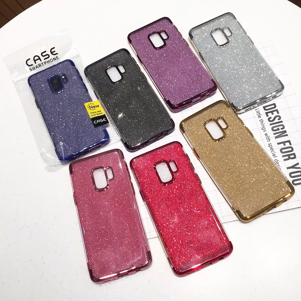 Модный золотой блестящий чехол для телефона Samsung Note 9 J4 J6 2018 мягкий Galaxy PRIME J6Plus A20E A60